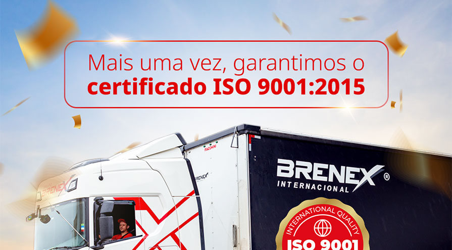 Grupo Brenex conquista certificação ISO 9001:2015